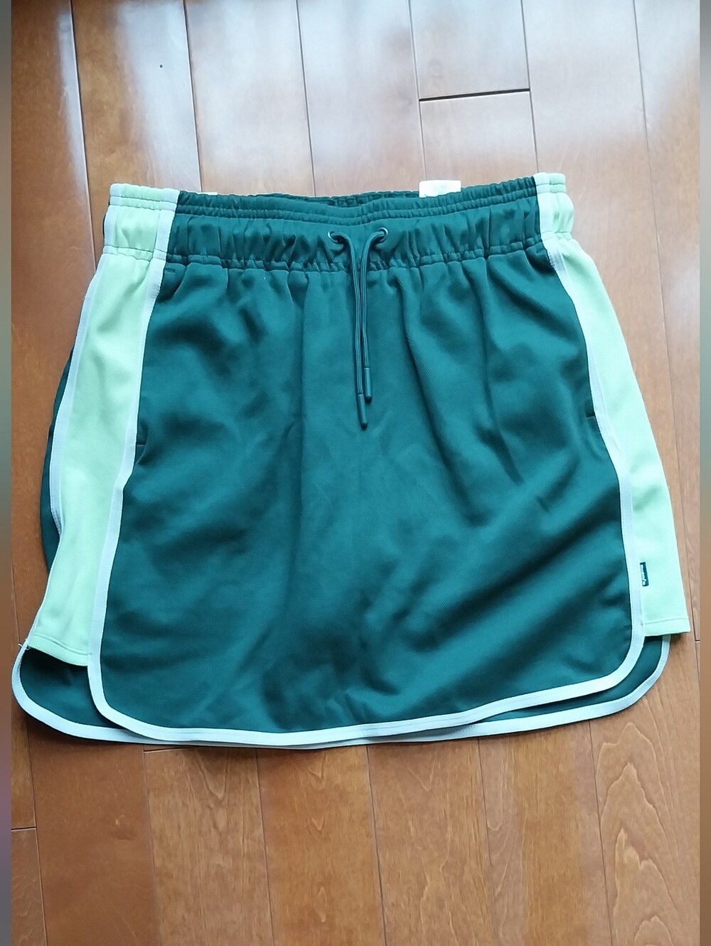 Mondetta Dark Green Skort with Mint Panels